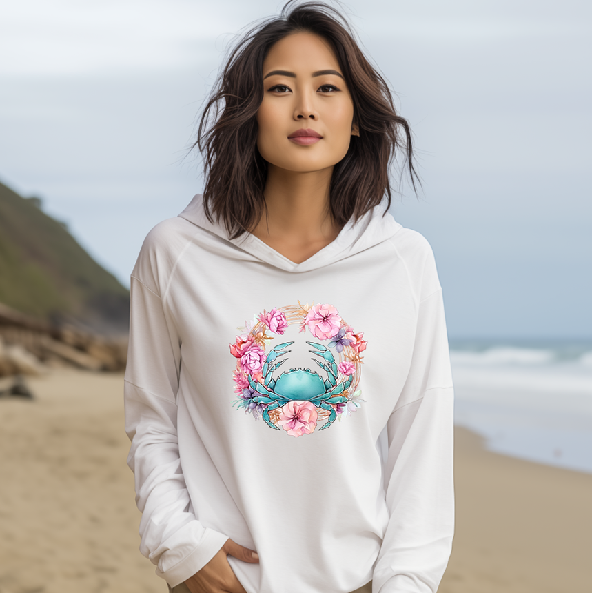 Cancer Hooded Long-Sleeve Tee