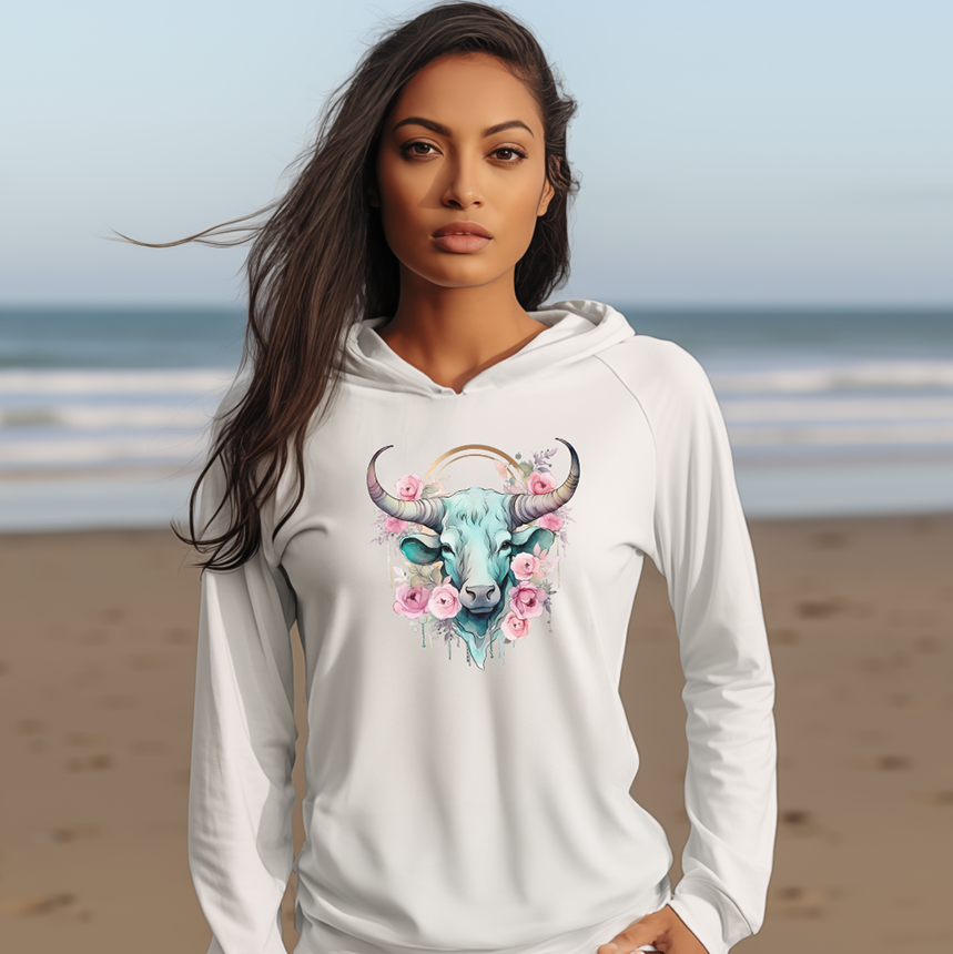 Taurus Hooded Long-Sleeve Tee