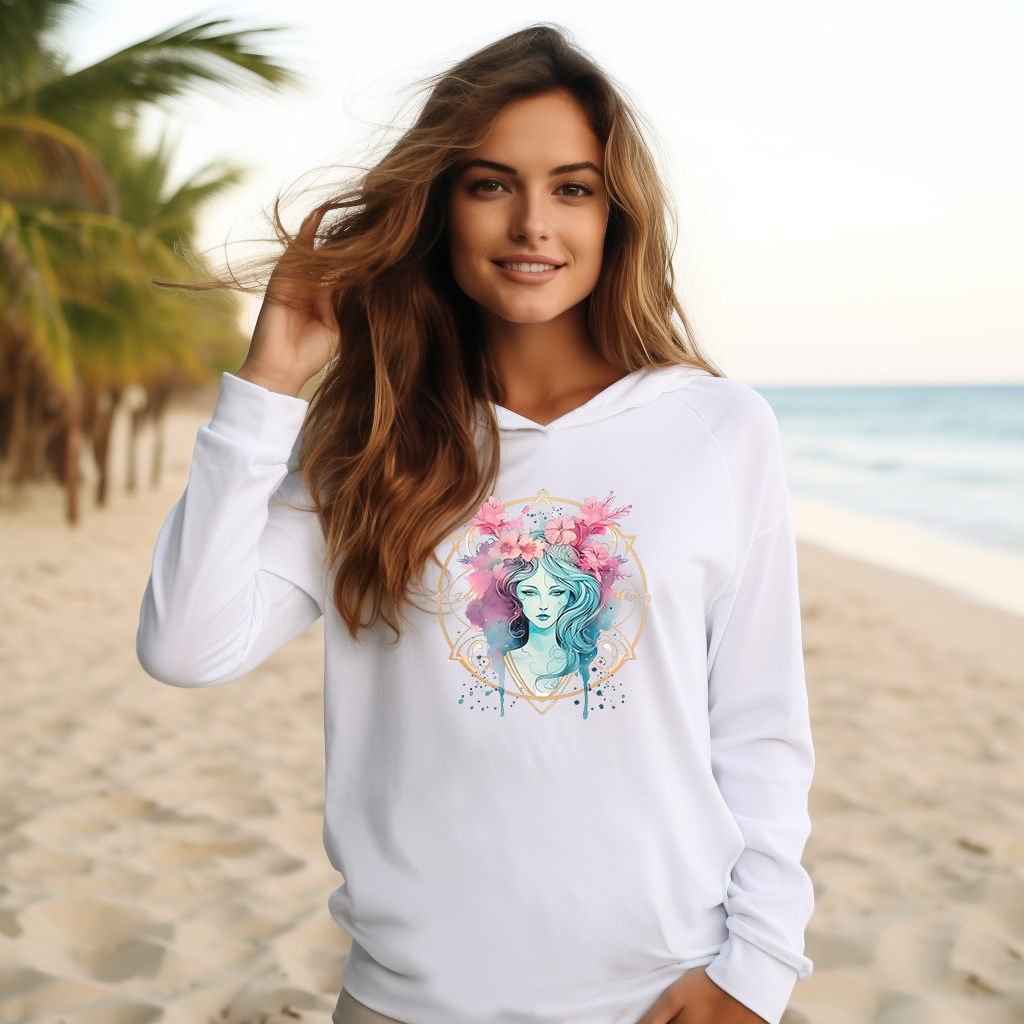 Virgo Hooded Long-Sleeve Tee