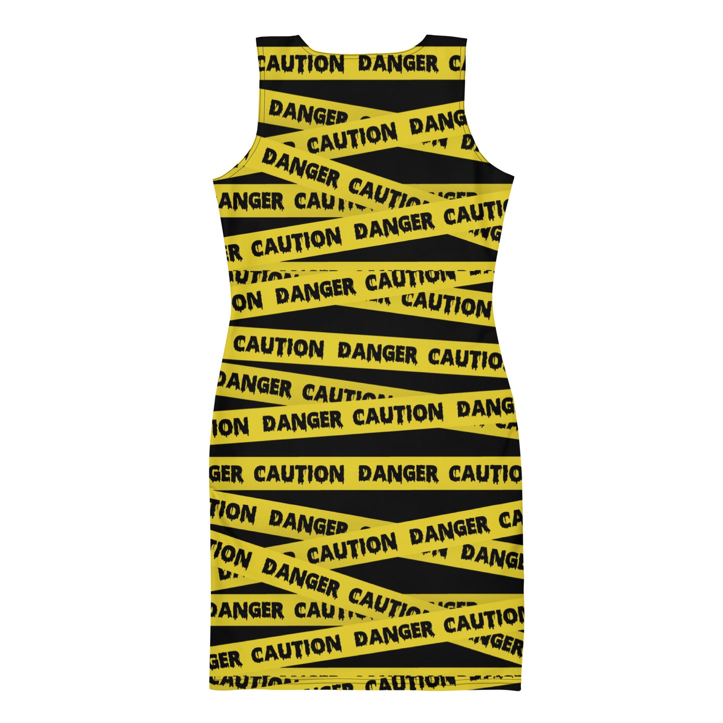 Yellow Caution Tape Dress