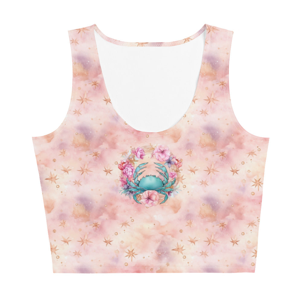 Zodiac Crab Crop Top