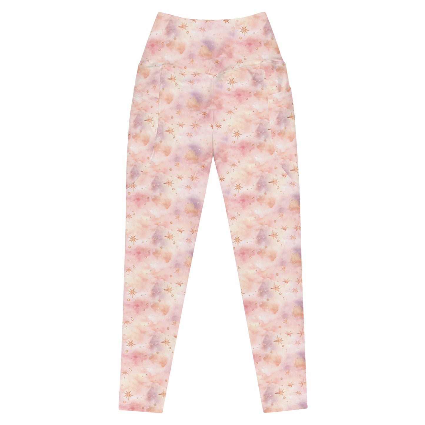 Celestial Pink Leggings with Pockets