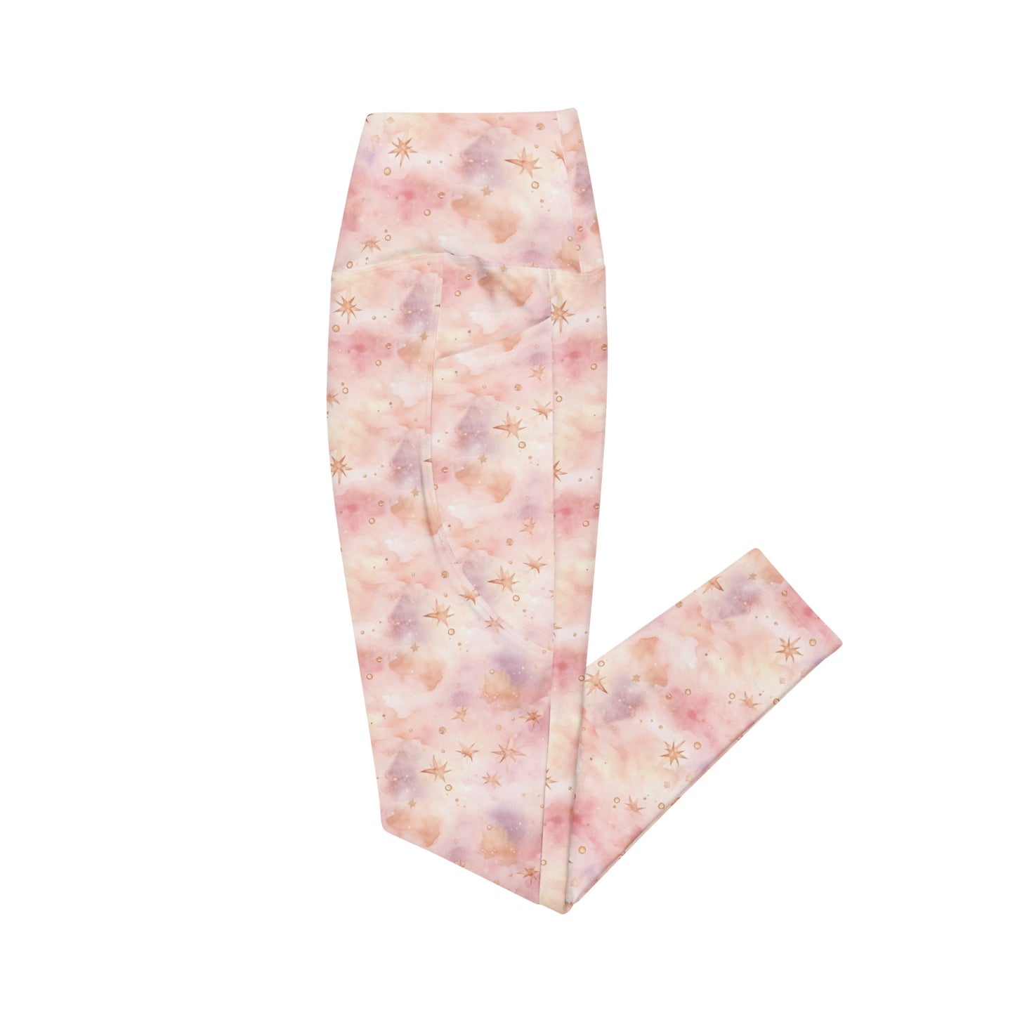 Celestial Pink Leggings with Pockets