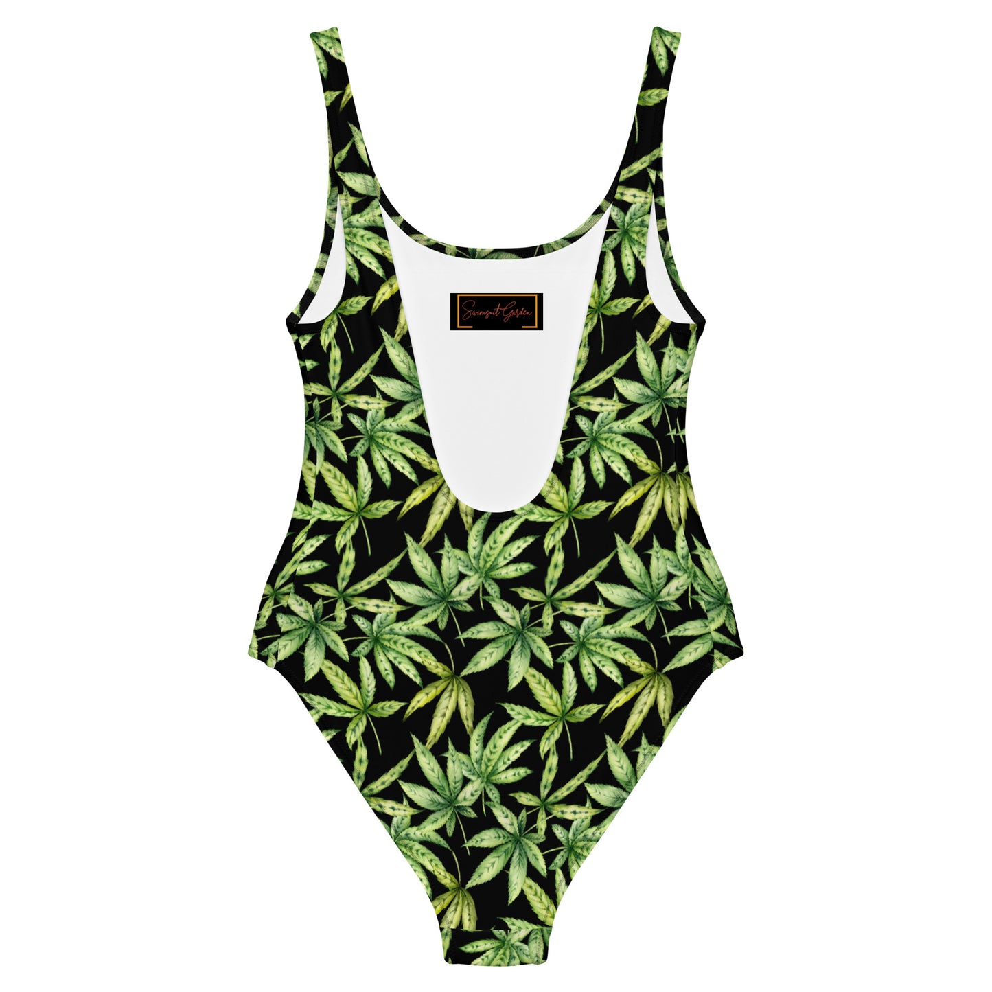 Cannabis Leaf One-Piece Swimsuit