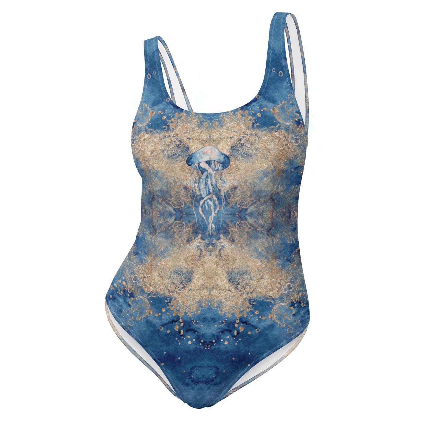 Sea Life - Jellyfish Print One Piece Swimsuit