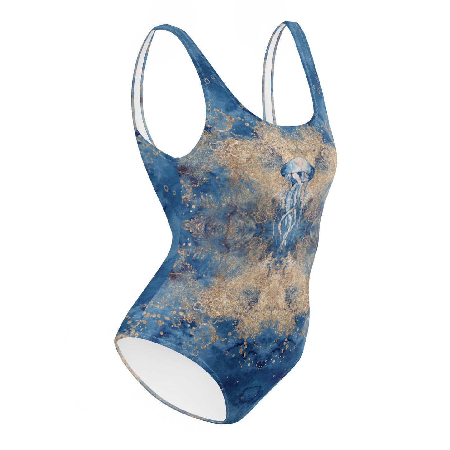 Sea Life - Jellyfish Print One Piece Swimsuit