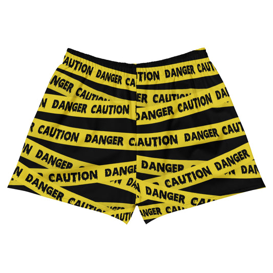 Caution Tape Print Swim Shorts (short)