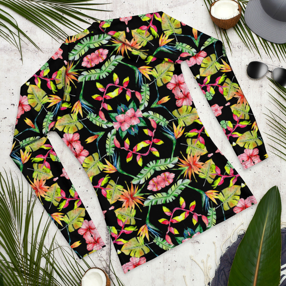 Rainforest Print Rash Guard