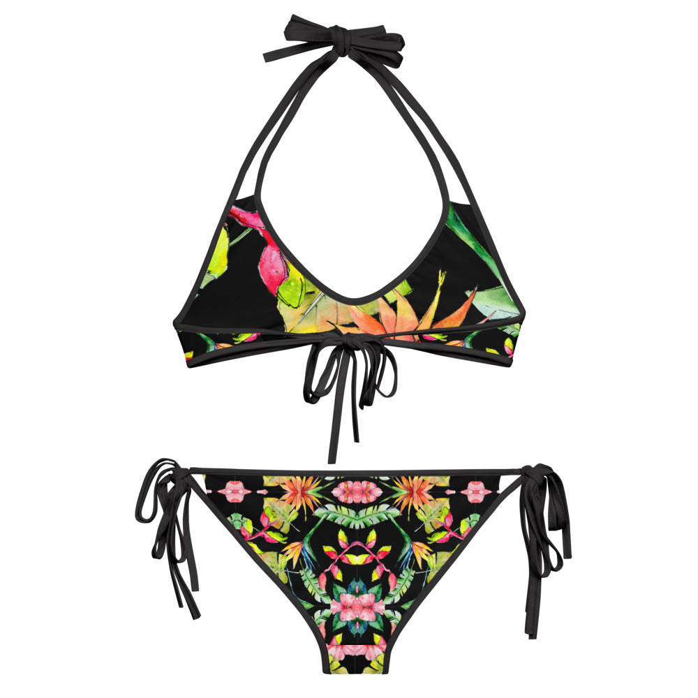 Tropical Rainforest String Bikini (Top and Bottom)