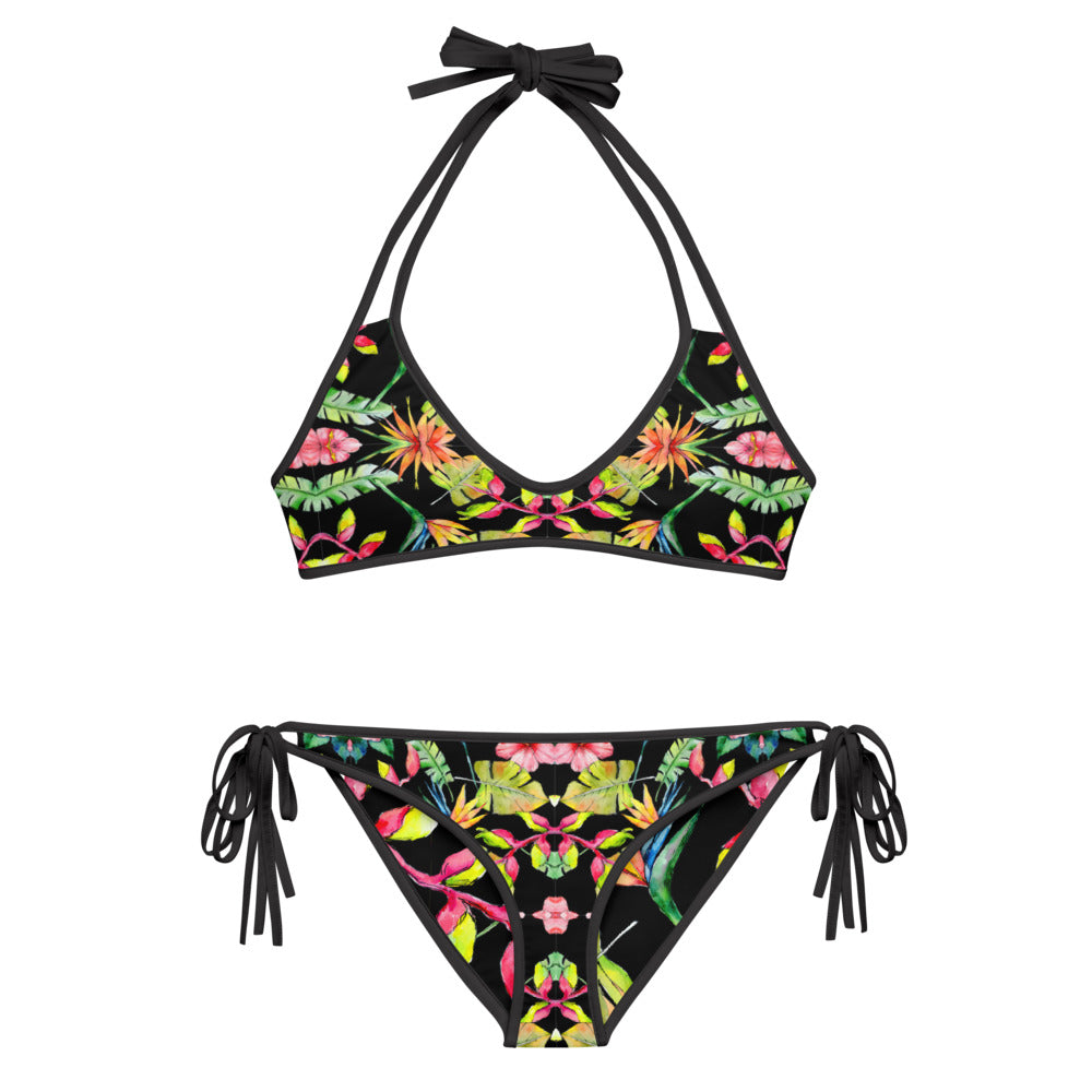 Tropical Rainforest String Bikini (Top and Bottom)