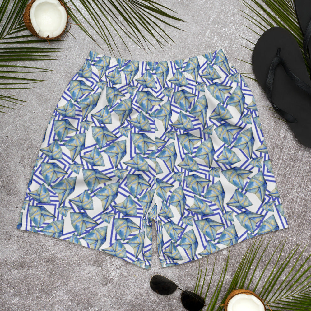 Blue Crab - Long Swim Shorts