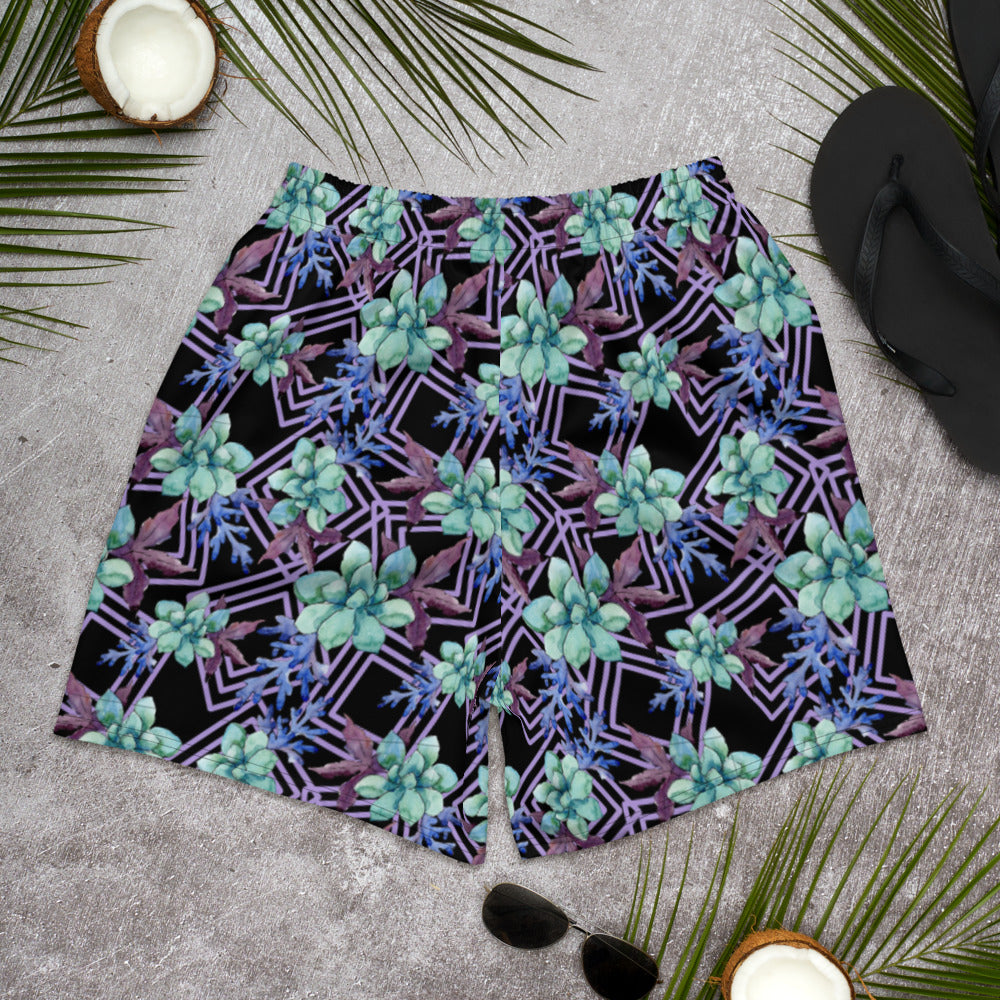 Desert Rosette - Long Swim Shorts