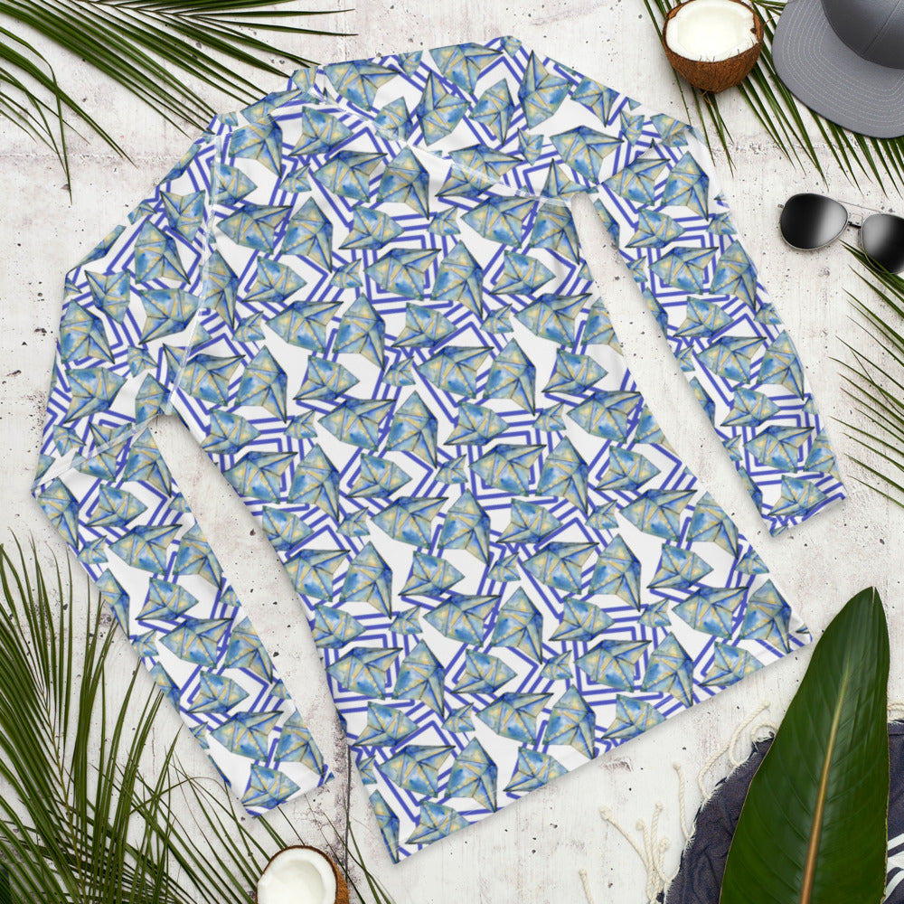 Blue Crab Rash Guard