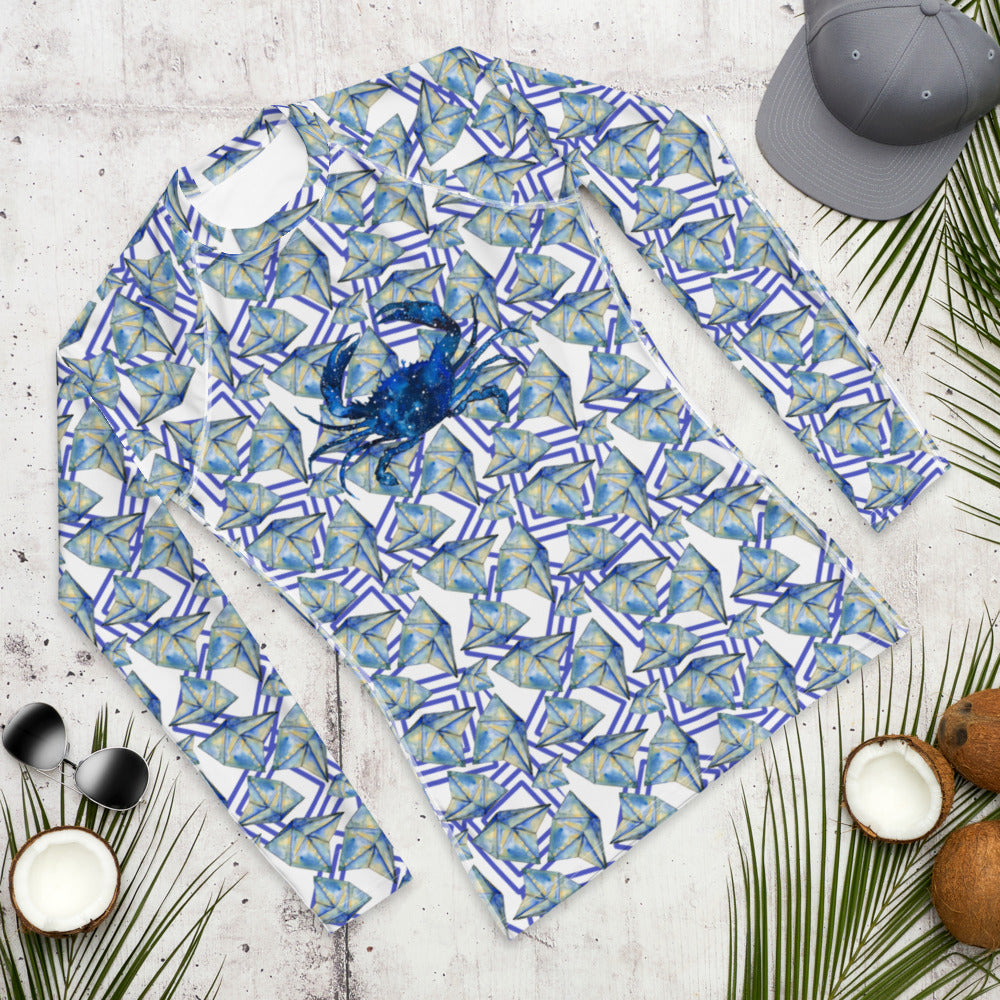 Blue Crab Rash Guard