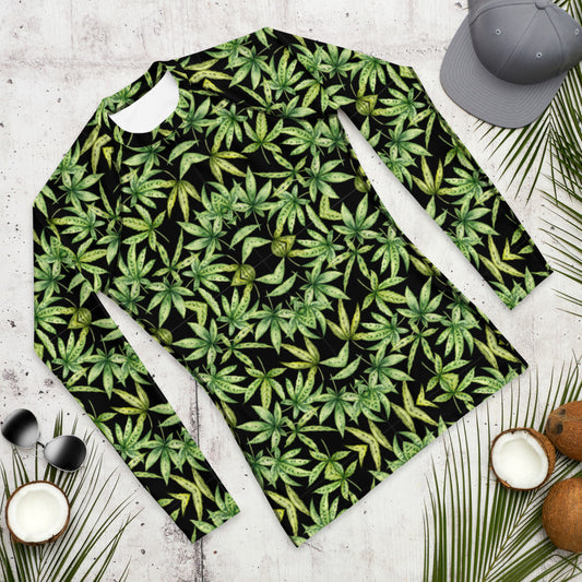 Cannabis Leaf Rash Guard