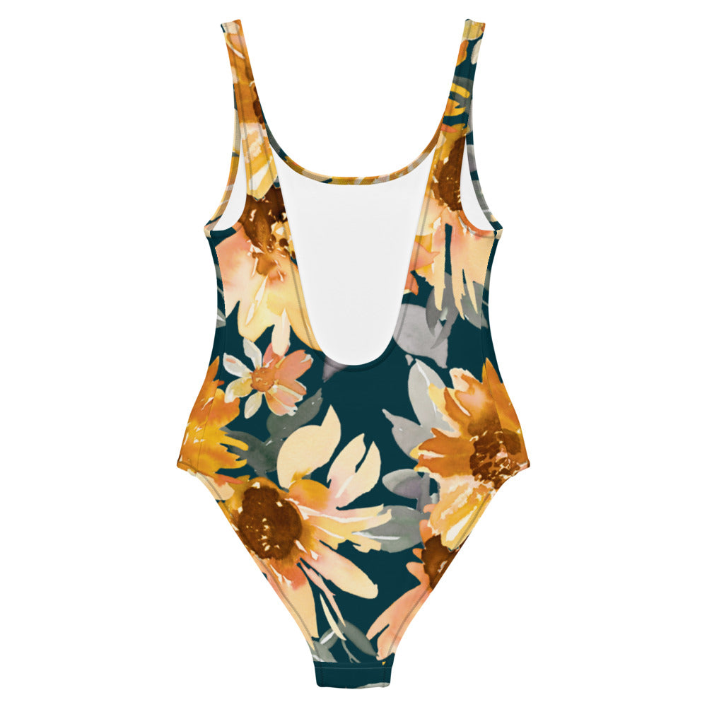 Sunflower One-Piece Swimsuit
