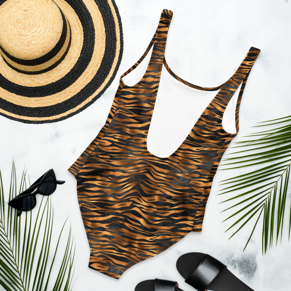 Tiger Print (Original) - One Piece Swimsuit