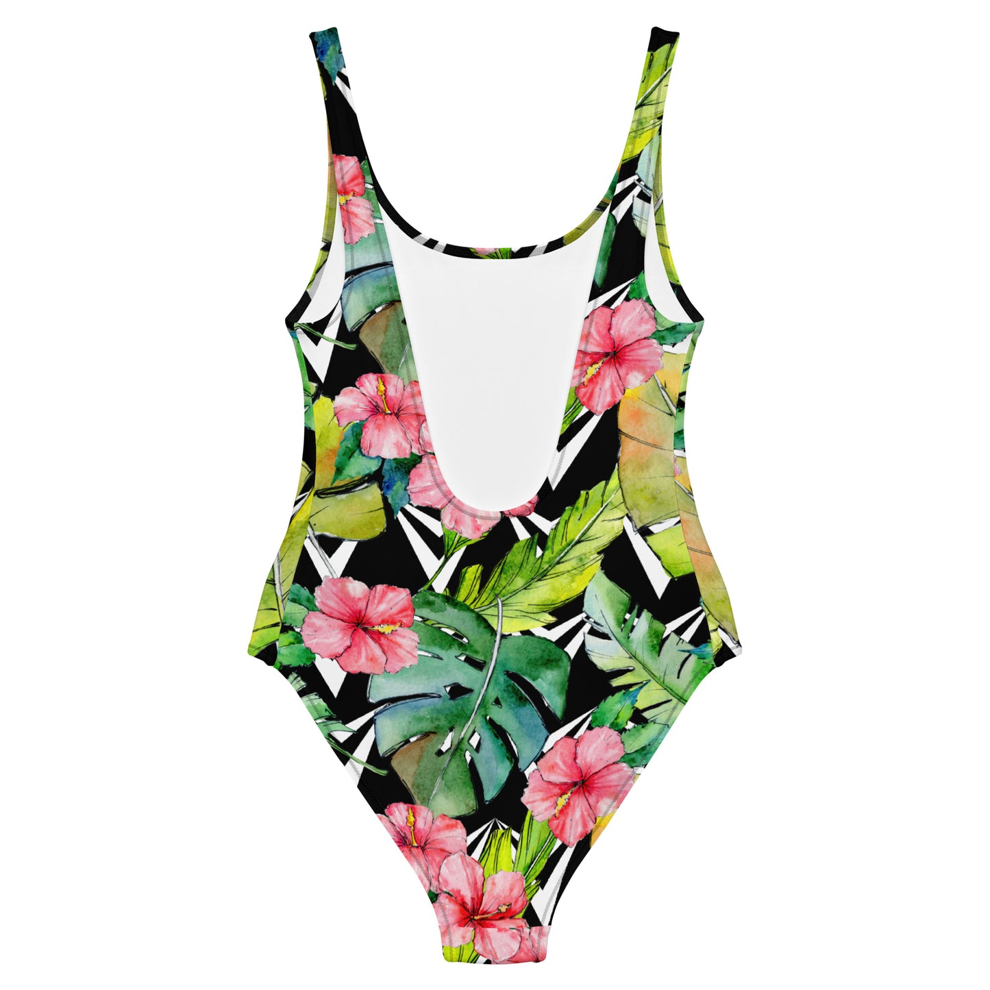 Topical Rainforest - One Piece Swimsuit (Palm Print)