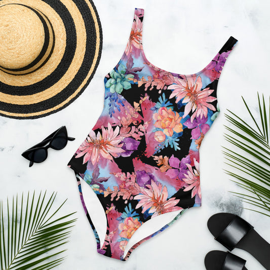 Cactus Flower - One Piece Swimsuit