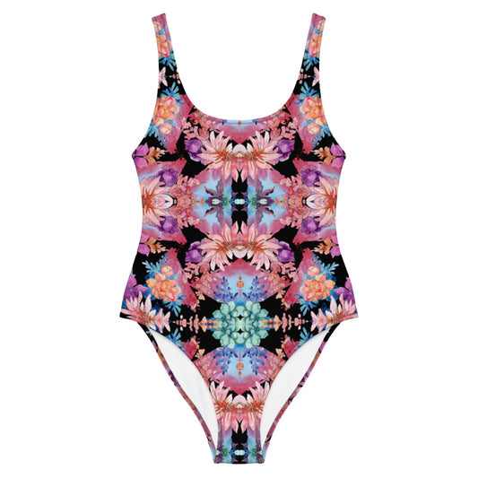 Cactus Flower One-Piece Swimsuit