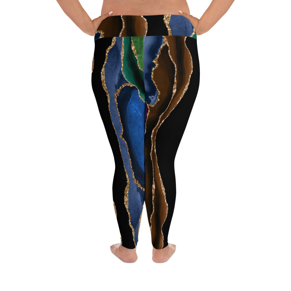 Midnight Agate Leggings (2XL-6XL)