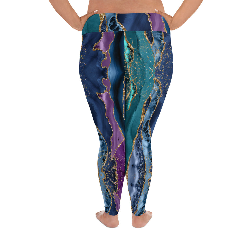 Mermaid Agate Leggings - (2XL-6XL)