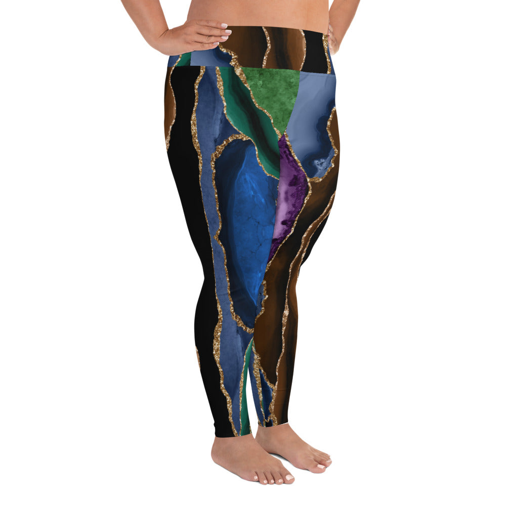 Midnight Agate Leggings (2XL-6XL)