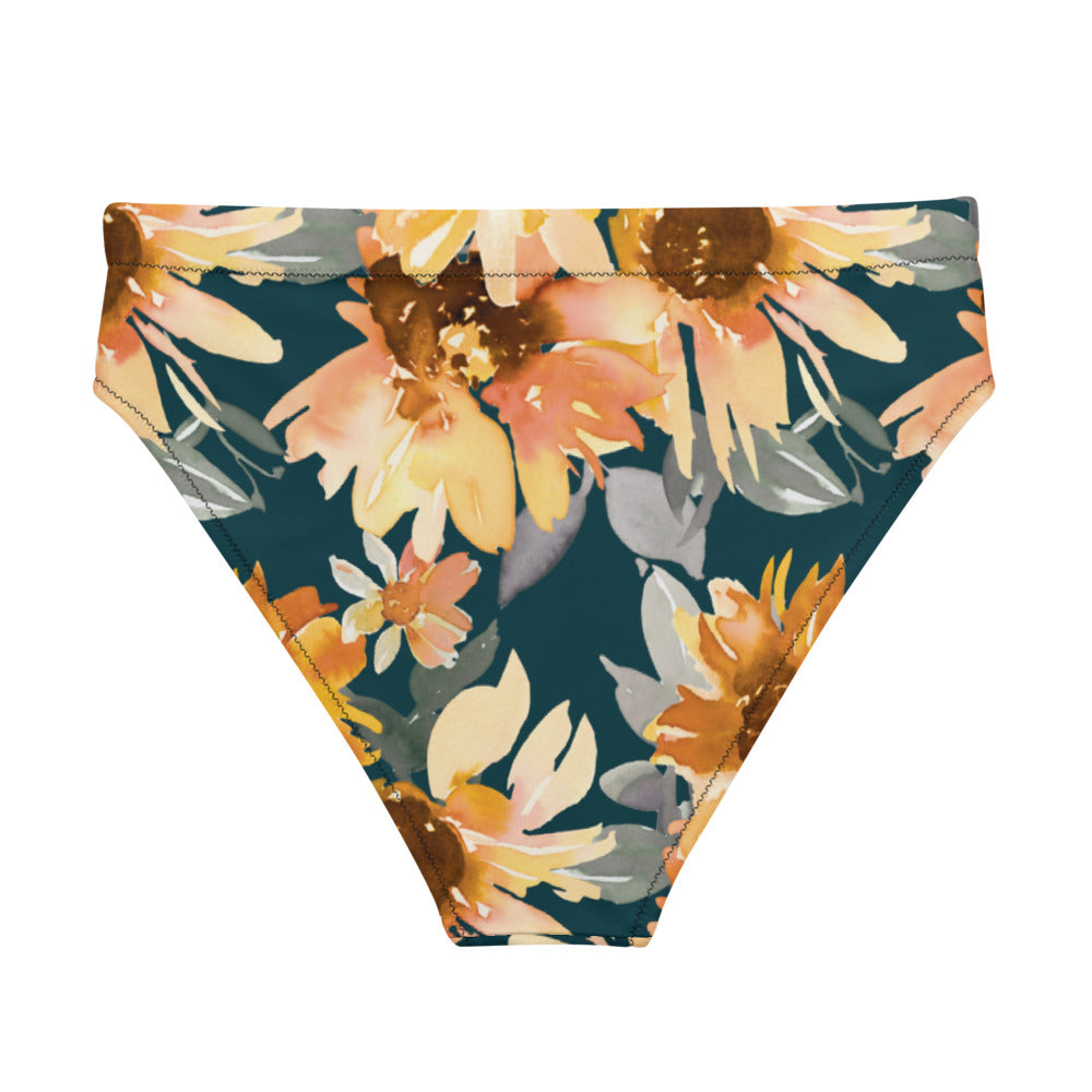 Sunflower Recycled high-waisted bikini (bottom only)
