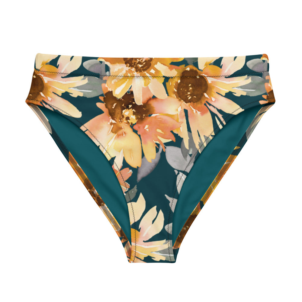Sunflower Recycled high-waisted bikini (bottom only)