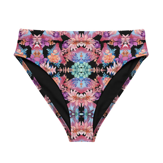 Cactus Flower Recycled high-waisted bikini bottom