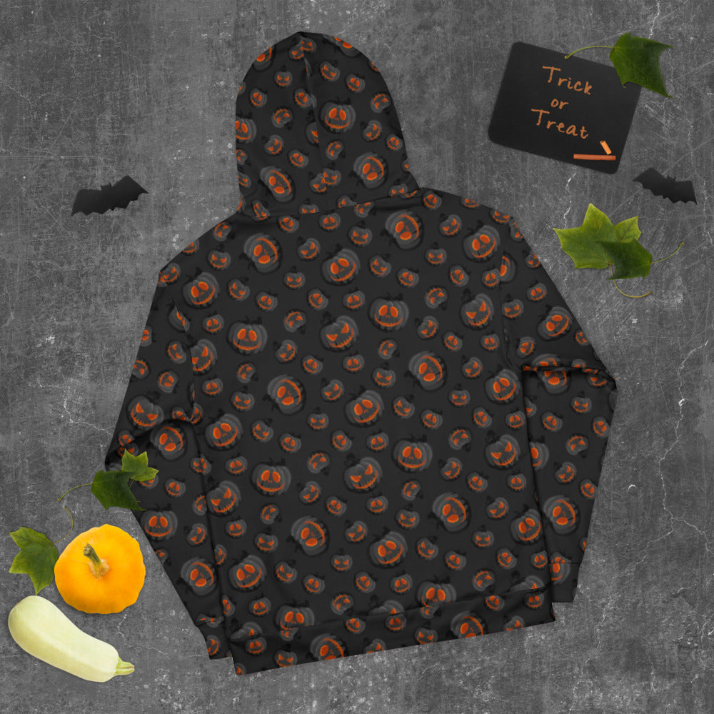 Fleece Lined Hoodie - Dark Pumpkin