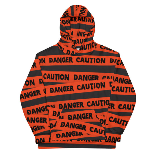 Caution Tape Unisex Hoodie