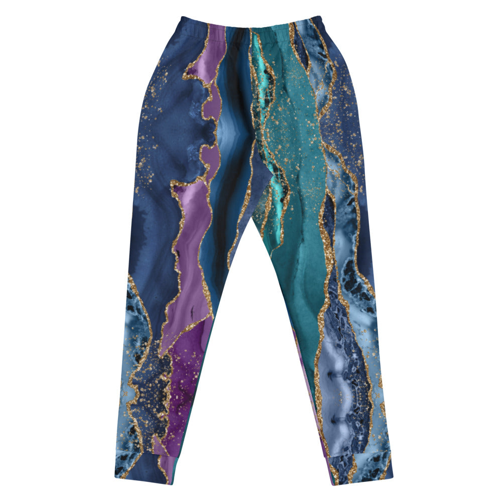 Printed Joggers - Mermaid Agate
