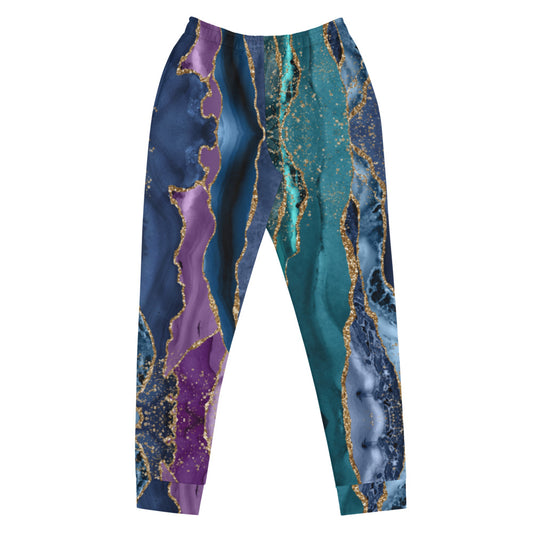 Printed Joggers - Mermaid Agate