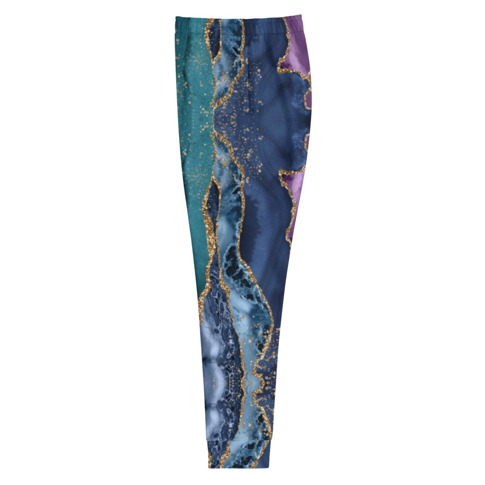 Printed Joggers - Mermaid Agate