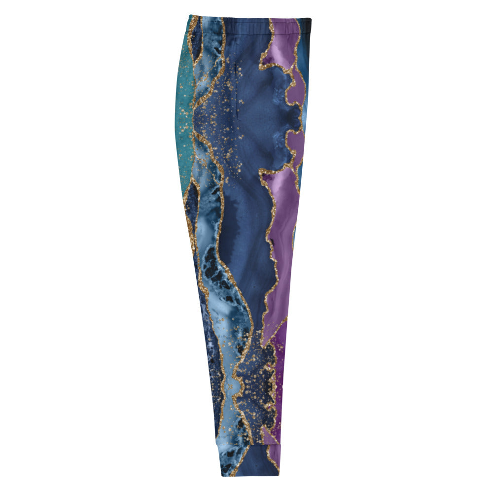 Printed Joggers - Mermaid Agate