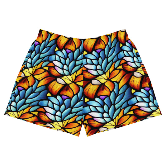 Orange and Blue Sea Glass (Short) Board Shorts