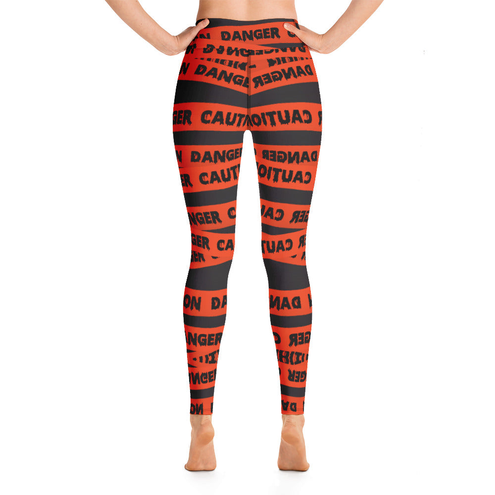 Caution Tape Leggings
