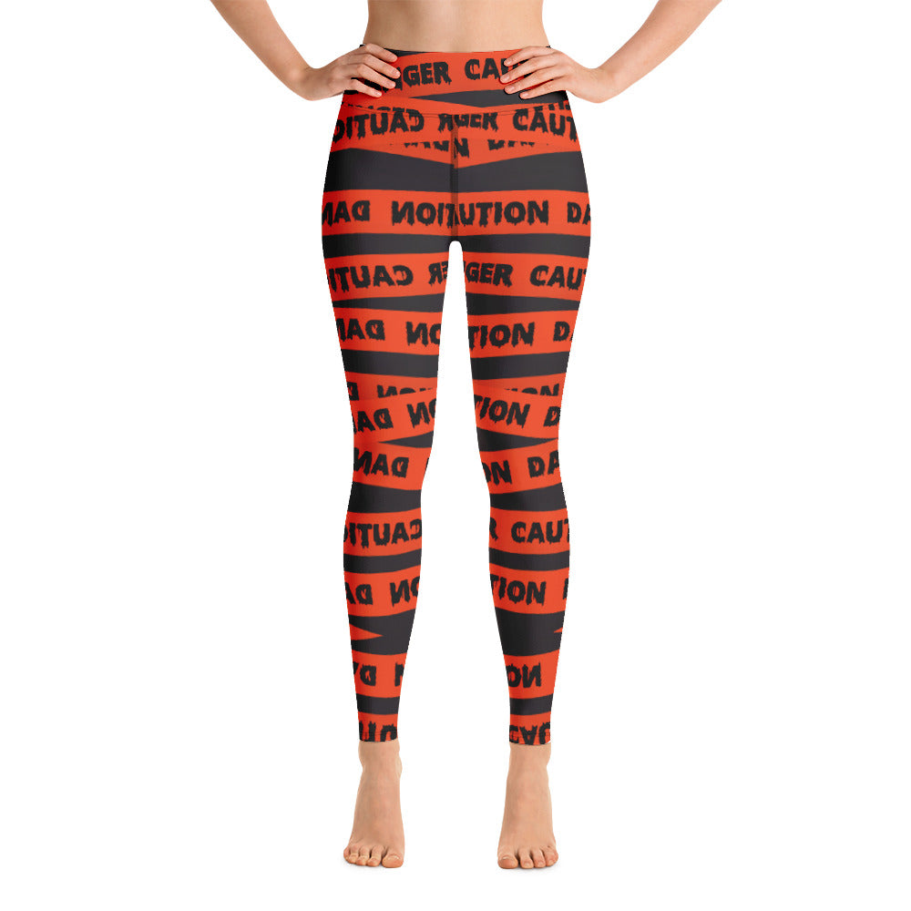 Caution Tape Leggings