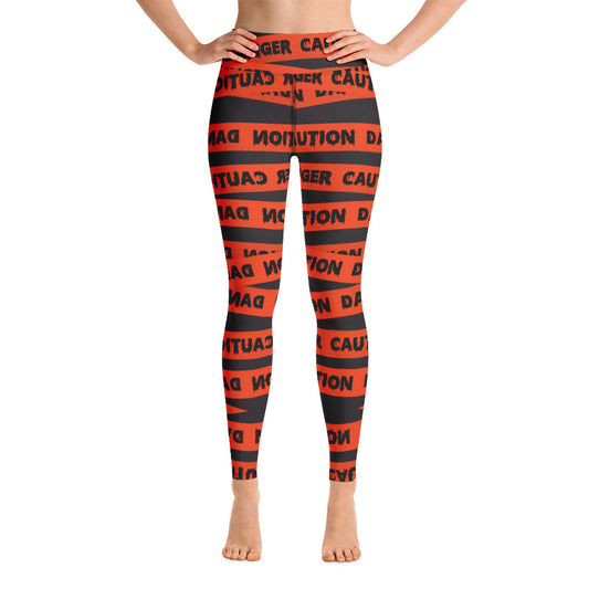 Caution Tape Leggings