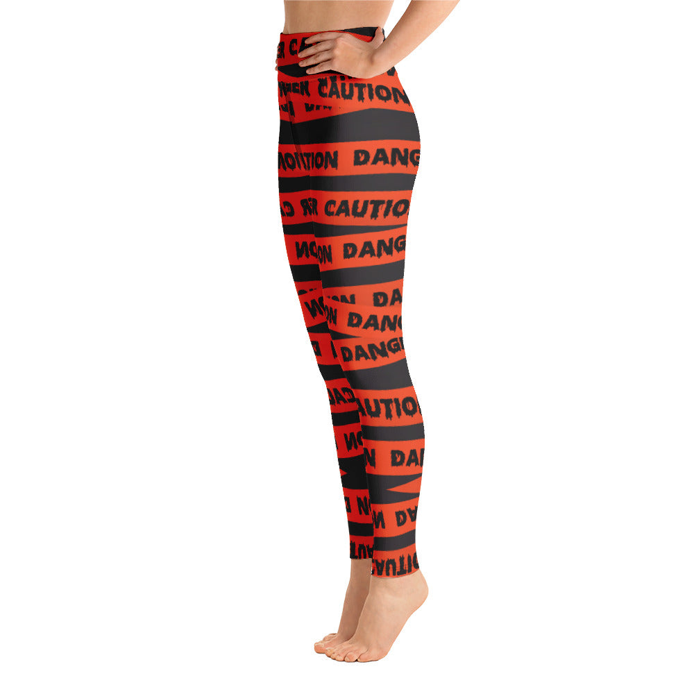 Caution Tape Leggings