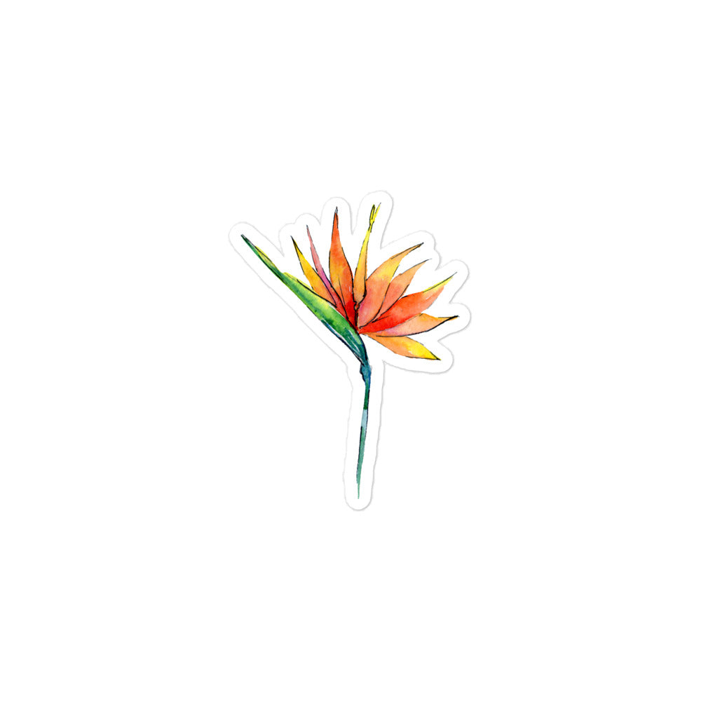 Rainforest Flower Bubble-free Sticker