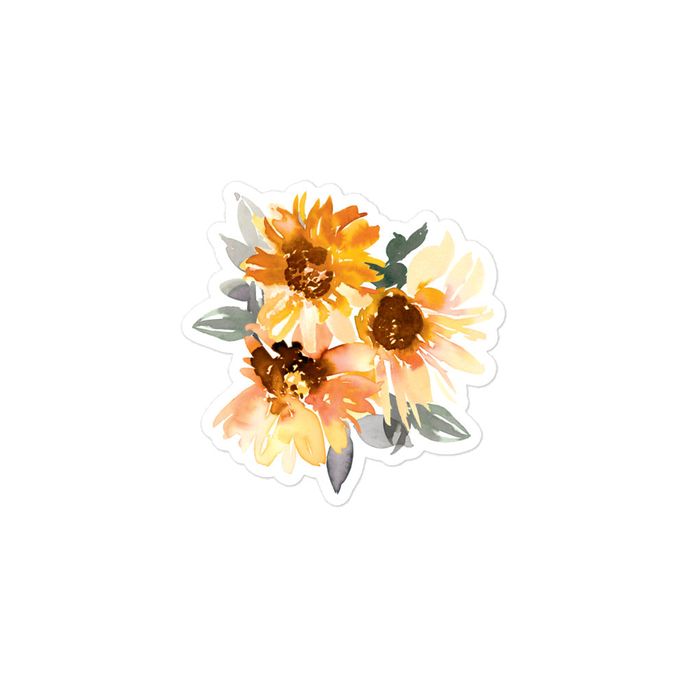 Sunflower Bubble-free sticker