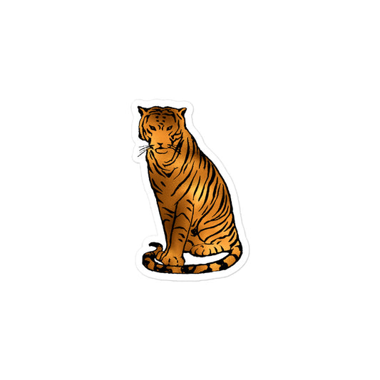 Tiger Bubble-free stickers
