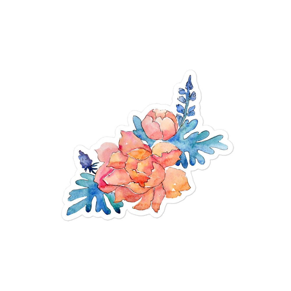 Bubble-free sticker - Cactus Flower