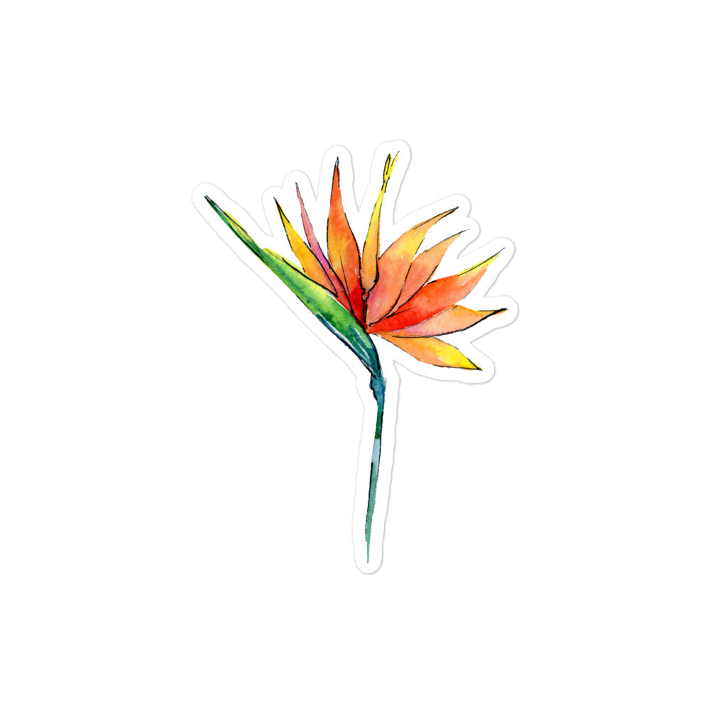 Rainforest Flower Bubble-free Sticker