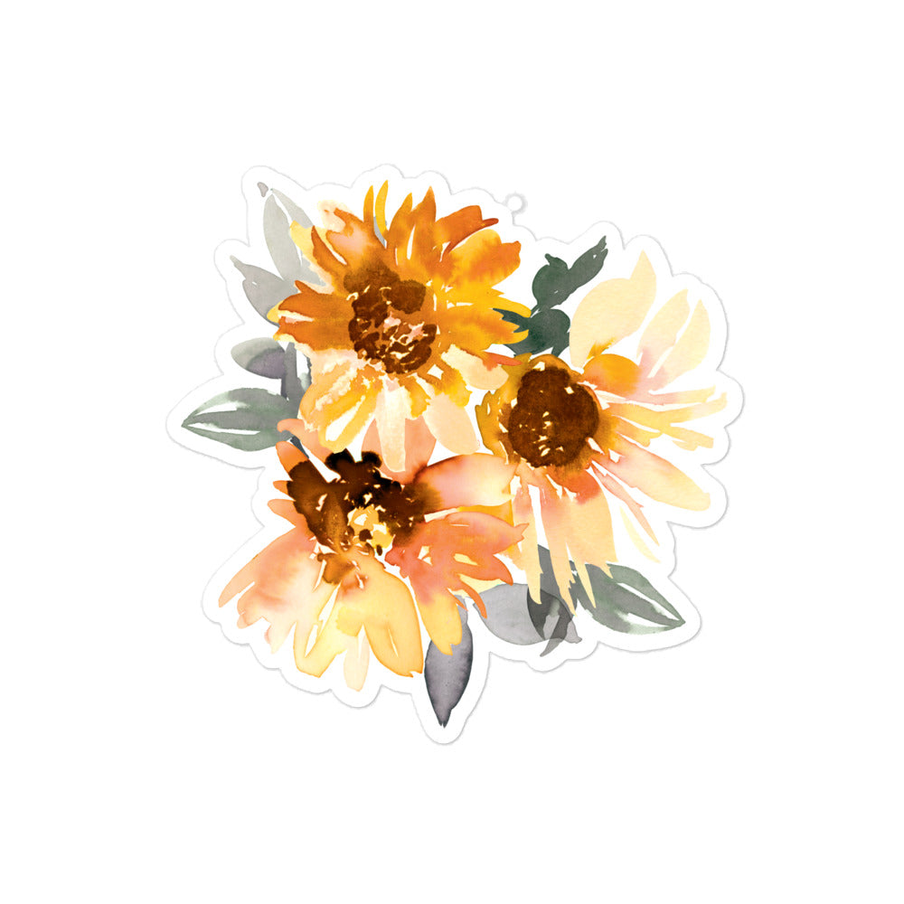 Sunflower Bubble-free sticker
