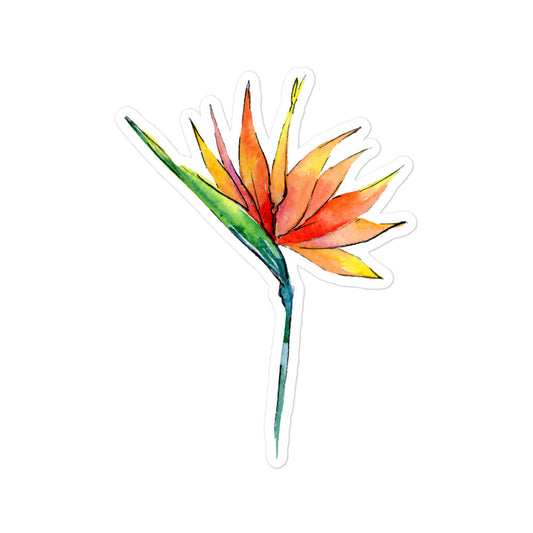 Rainforest Flower Bubble-free Sticker