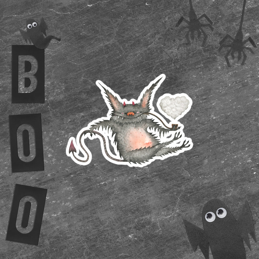 Smoky Monster Bubble-free stickers
