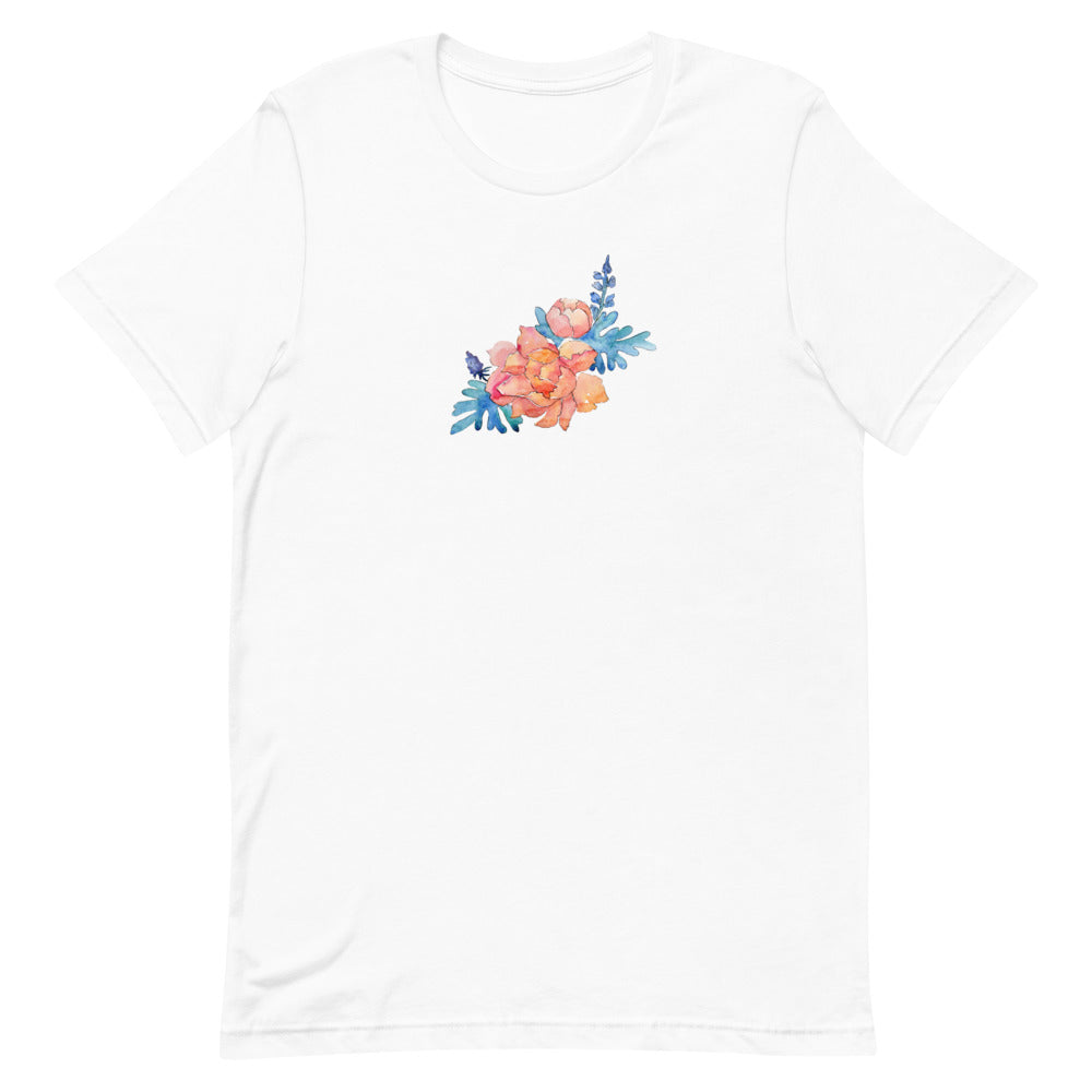 Cactus Flower Short-Sleeve Unisex T-Shirt - black or white
